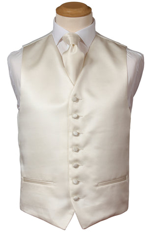 Duchess Waistcoat Ivory 164 (For hire only)