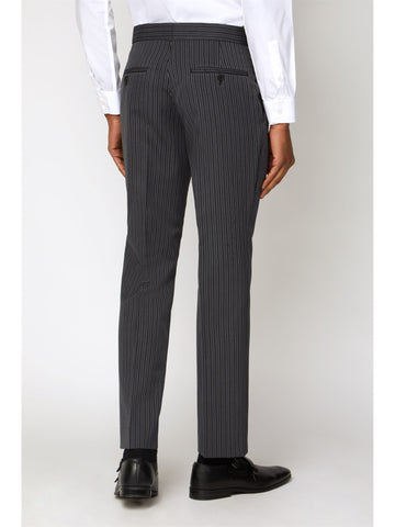 Grey Black Striped